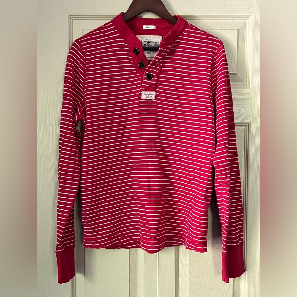 Abercrombie & Fitch Henley Top Size XL